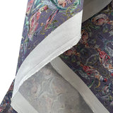 Voyage Netherton Loganberry Heather Morlich Cotton Pheasant Print Purple Dress Fabric Drape