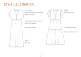 Wardrobe by me abby dress sewing pattern sketch