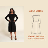 Wardrobe By Me Asta Dress Sewing Pattern Cover