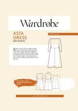 Wardrobe By Me Asta Dress Sewing Pattern Cover 2