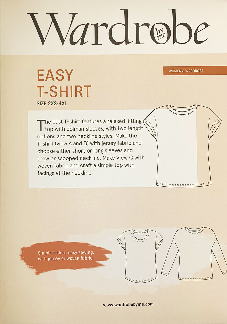 Wardrobe By Me Easy T Shirt Sewing Pattern Cover
