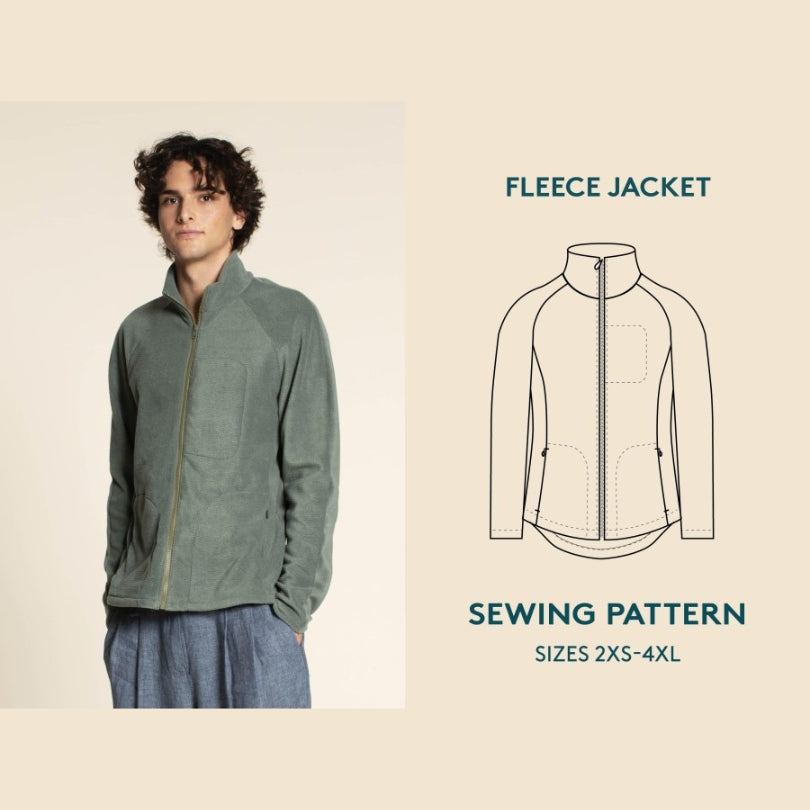 Wardrobe By Me Men S Fleece Jacket Pattern Cover