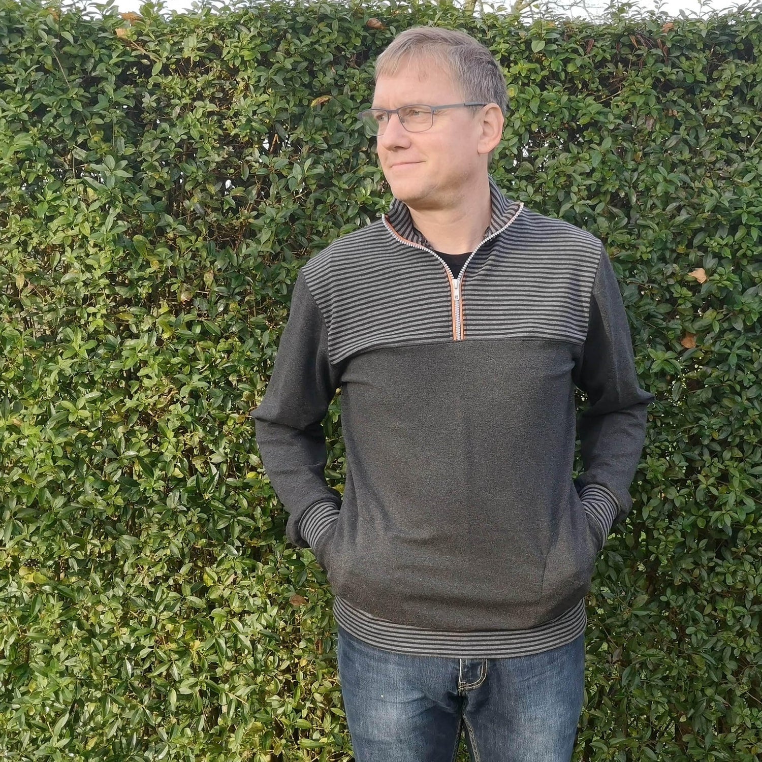 Wardrobe By Me Mens Zip Up Sweater Sewing Pattern 8