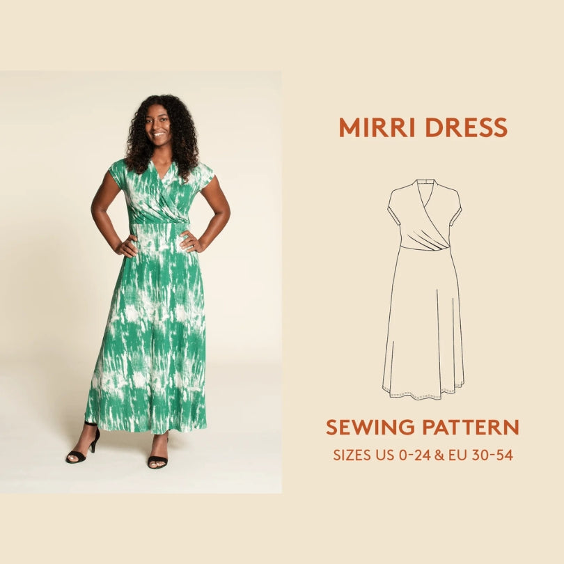 Wardrobe By Me Mirri Dress Sewing Pattern Cover