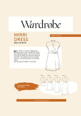 Wardrobe By Me Mirri Dress Sewing Pattern Cover 2