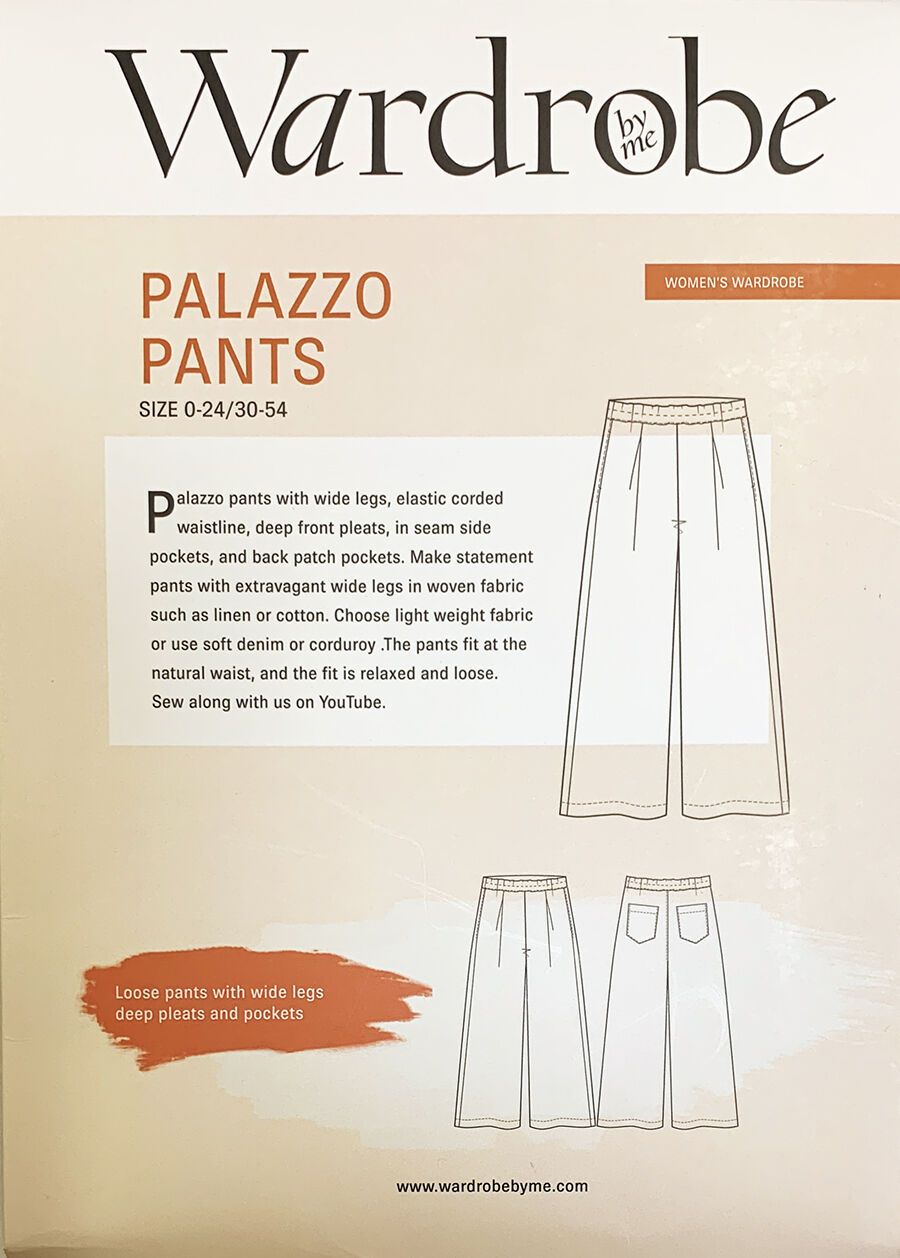 Wardrobe by me palazzo pants pattern cover