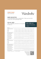 Wardrobe By Me Piper Tunic Pattern Back
