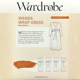 Wardrobe By Me Wanda Wrap Dress Sewing Pattern Cover