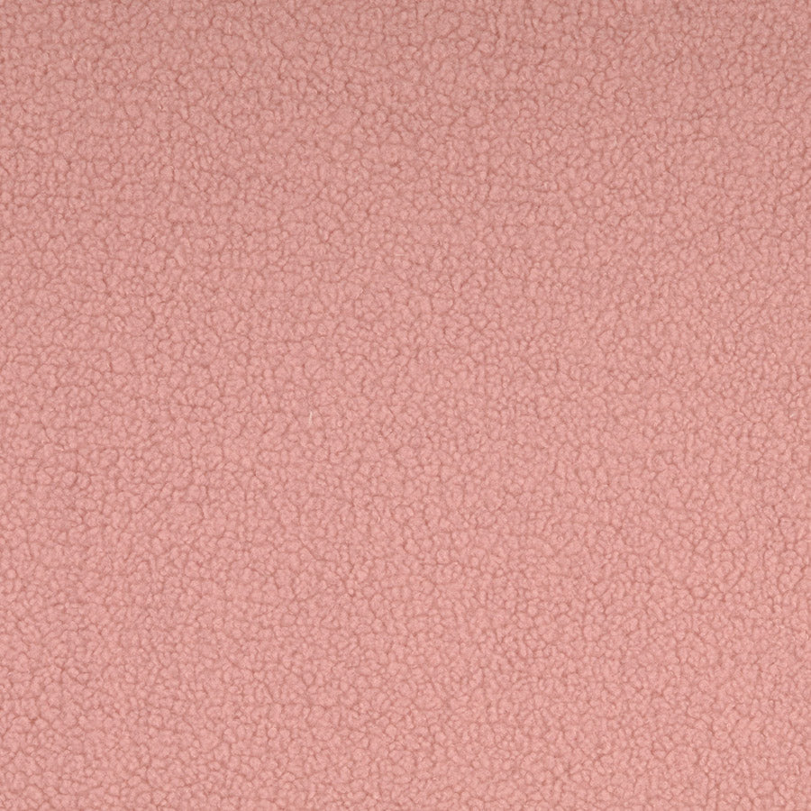 Warm Nights Dusky Pink Polyester Fluffy Teddy  Coat Fabric Cu 2