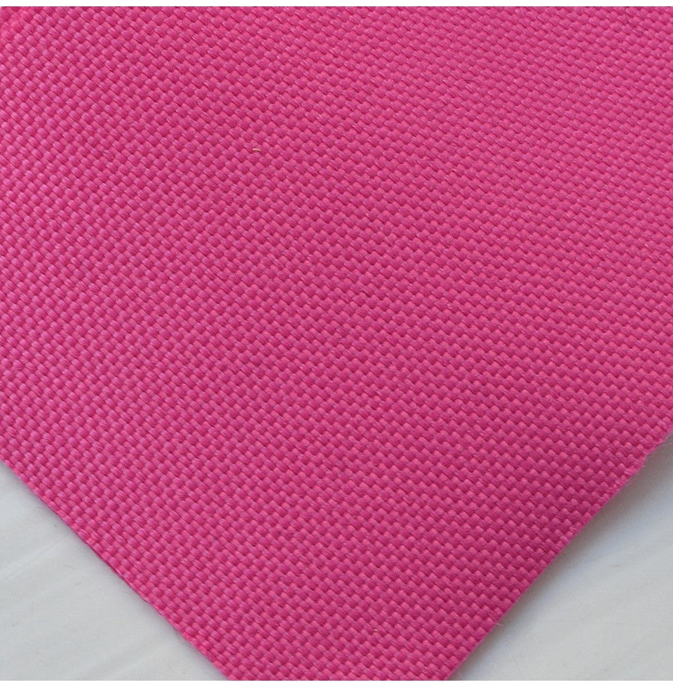 Water Resistant Canvas Bubblegum Pink Cerise Pink Water Resistant Polyester Canvas Fabric Cud