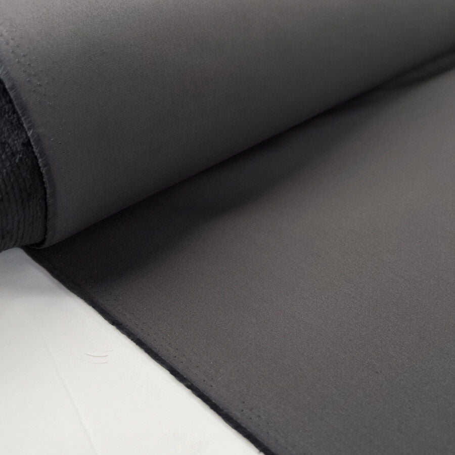 Water Resistant Cotton Cambric 6oz Grey British Coating Fabric Roll