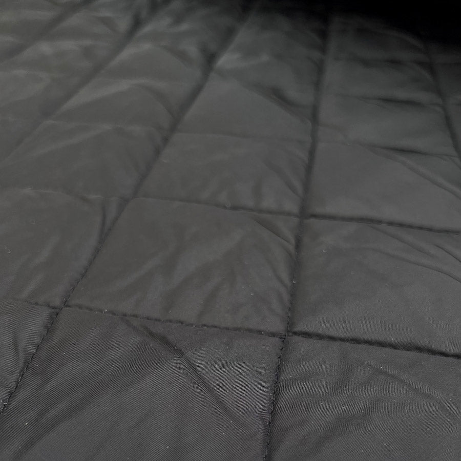 Water Resistant Diamond Quilting Fabric Quilted Gilet Black