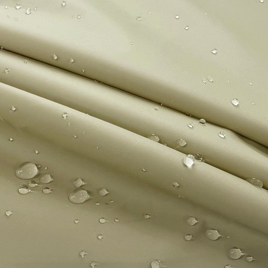Water Resistant Nylon Performance Fabric Lightweight Microlight Beige Cu3