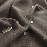 Water Resistant Polyester Soft Furnishing Fabric Outdoor Soft Brown Splash