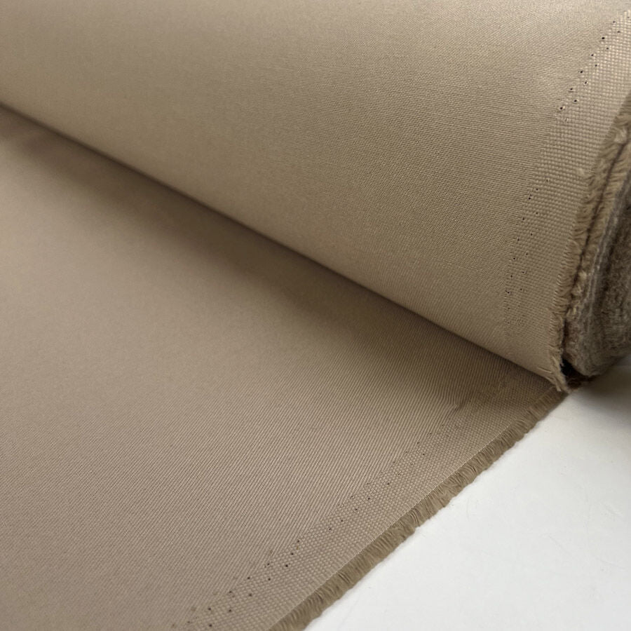 Water Resistant Twill Chatburn 8oz Taupe British Coating Fabric Roll