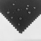 Waterproof Canvas Cushion Soft Black Drops