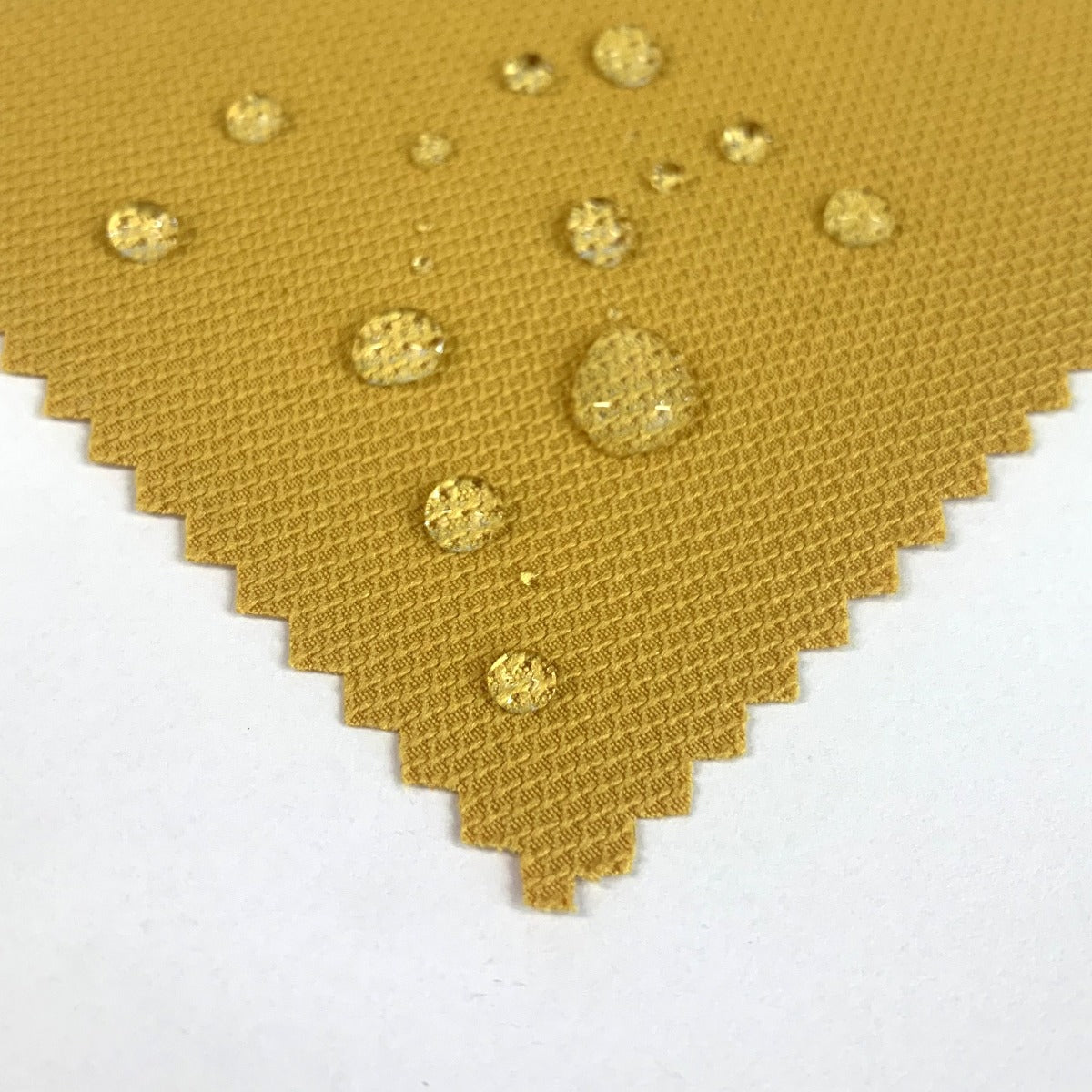 Waterproof Canvas Cushion Soft Ochre Drops