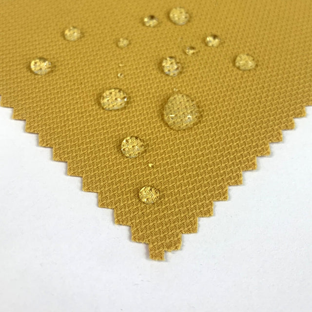 Waterproof Canvas Cushion Soft Ochre Drops