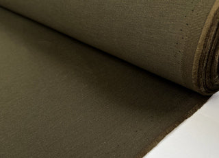 Waxed Cotton Ranger Drill Olive British Water Resistant Coat Fabric Roll