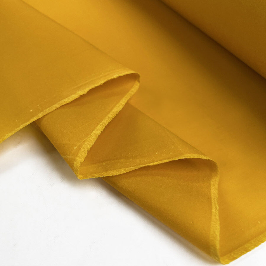 Waxed Cotton Tekwax Evolution 6oz Yellow British Water Resistant Coating Fabric Fold