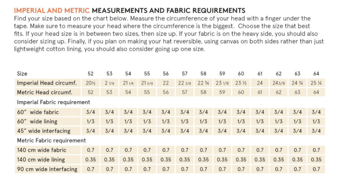 Wbm Safari Bucket Hat Sizing