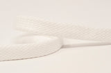 White 14mm Tubular Tape Drawstring