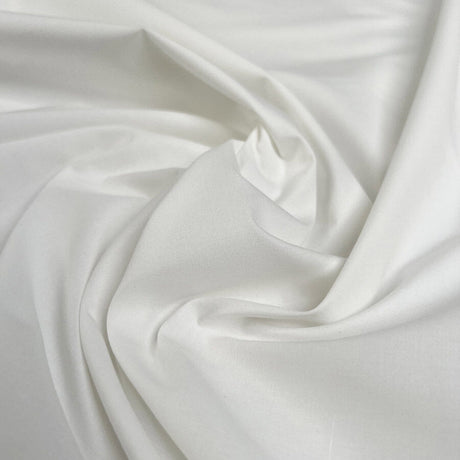 White Bleached Cotton Calico Plain Woven Fabric