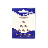 Whitecroft essentials rustproof snap fasteners silver 8mm