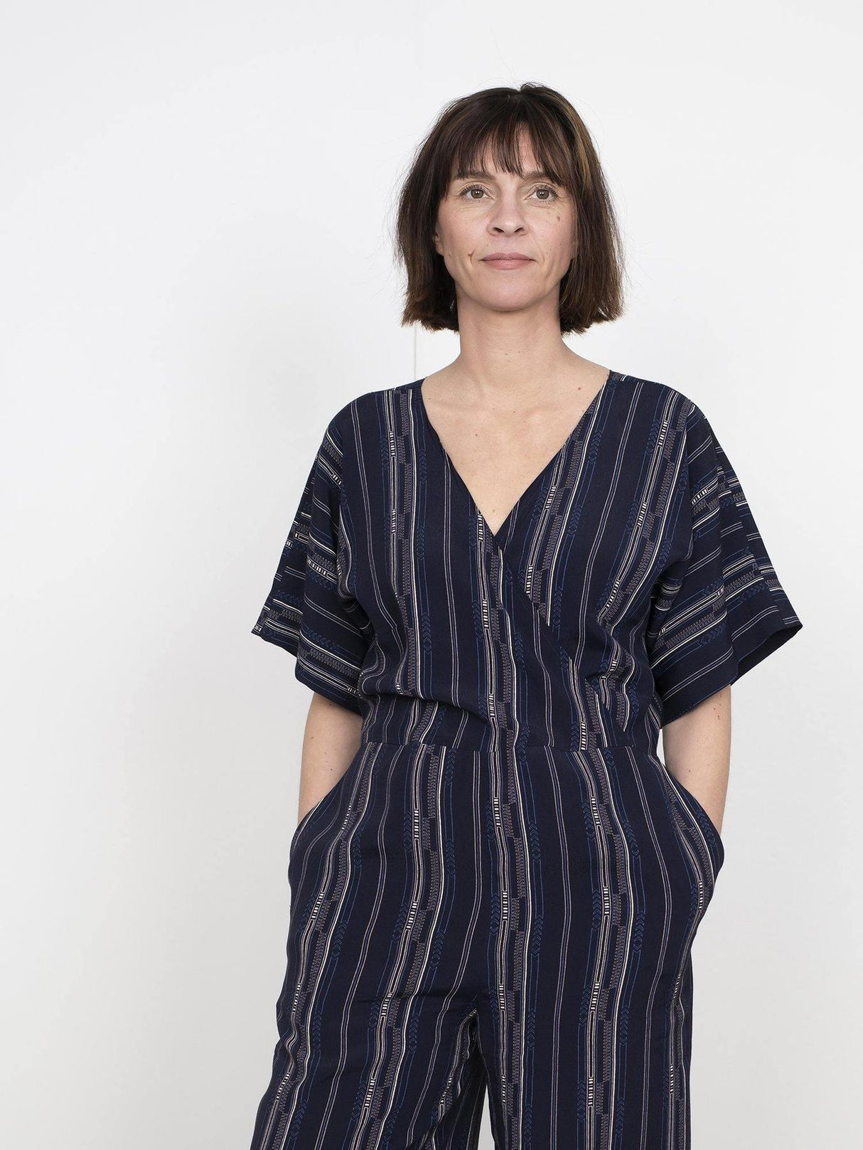 Wide Leg Jumpsuit Pattern The Assembly Line 3