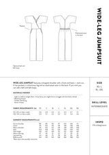 Wide Leg Jumpsuit Pattern The Assembly Line Back
