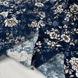 Wide Width Cotton Poplin Fina Oeko Tex Floral Print Navy Craft Fabric Fold C5F4Cdec 4F17 4E66 8Dc5 70A28D22A72A