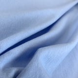 Winceyette Plain Pale Blue Cotton Flannel Fabric Fold