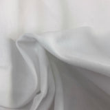 Winceyette Plain White Cotton Flannel Fabric Fold