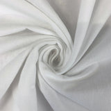 Winceyette Plain White Cotton Flannel Fabric Swirl