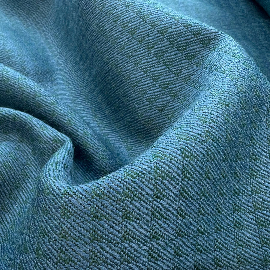 Wool Furnishing Fabric Beau Teal Cu 1