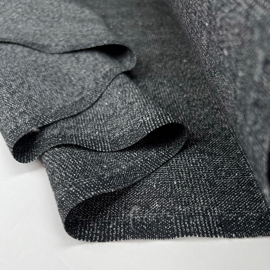 Wool Suiting Fabric Grey Check Monarch Of The Glenn Fold