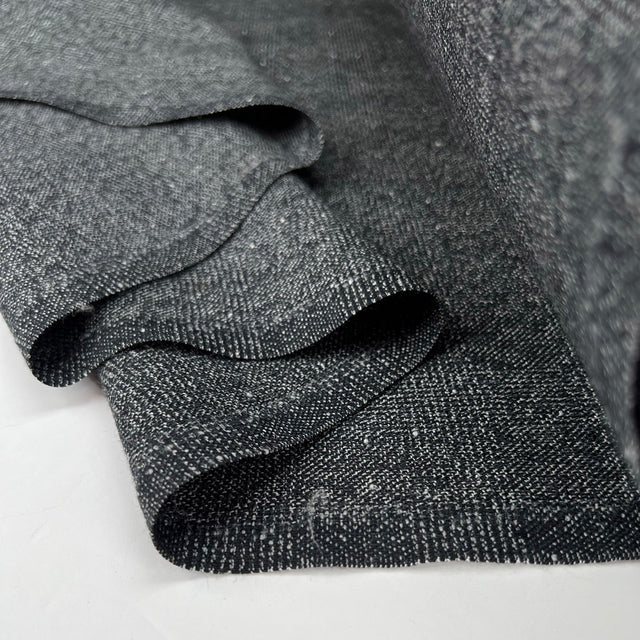 Wool Suiting Fabric Grey Check Monarch Of The Glenn Fold