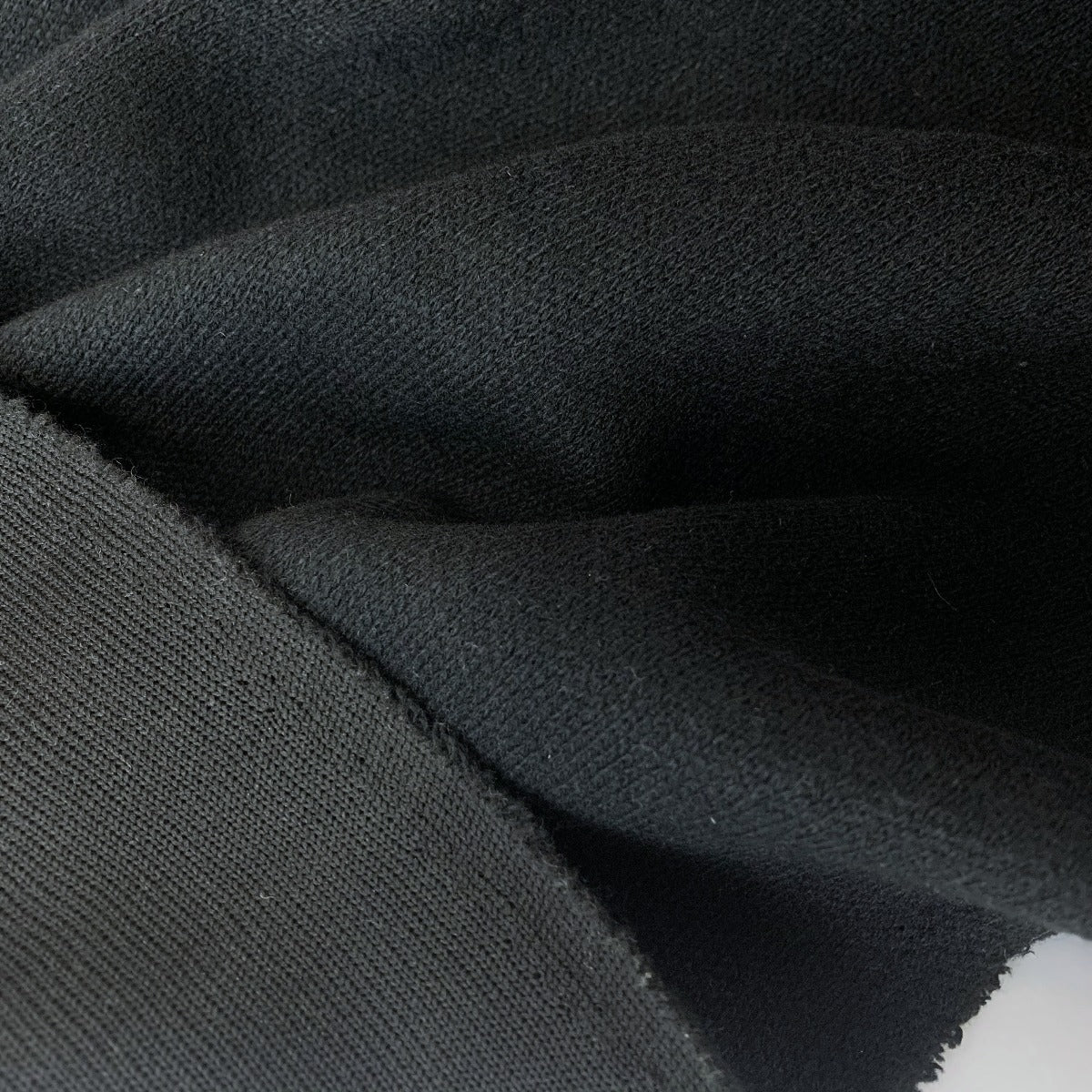 Workhouse Butty Thick Polyester Track Suiting Black Fold 3