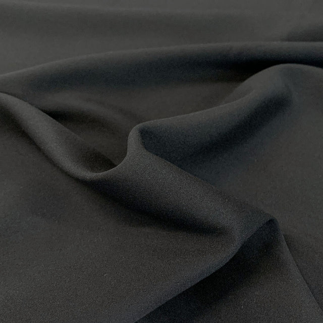 Woven Stretch Lining Black Fold 2