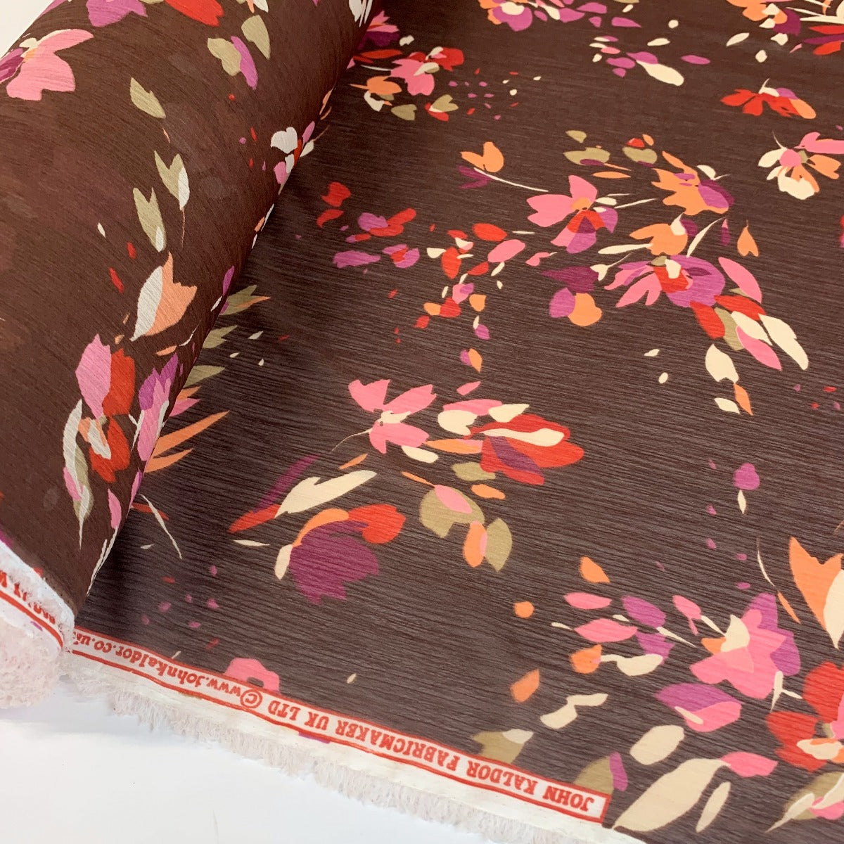 Yoryu Chiffon Brown Chiffon Polyester Fabric R