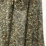 Zara Floral Pleated Fashion Fabric Drape Fabric Photo 1