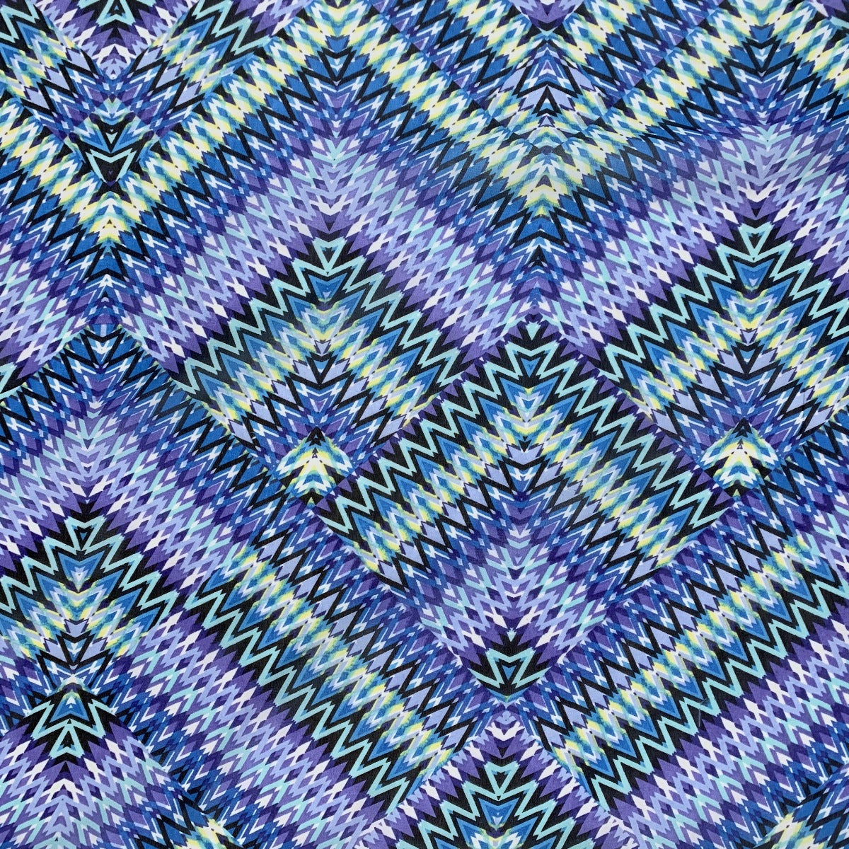 Zig Zag Boom Blue Purple Chiffon Abstract Polyester Dress Fabric Pattern 46F73E10 C276 489C 8683 Bea816Fd55B6