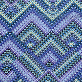 Zig Zag Boom Blue Purple Chiffon Abstract Polyester Dress Fabric Pattern 46F73E10 C276 489C 8683 Bea816Fd55B6