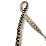 Zig Zag Stitch Rope Cotton Braid Style Cord Trim 15mm Wide Twist