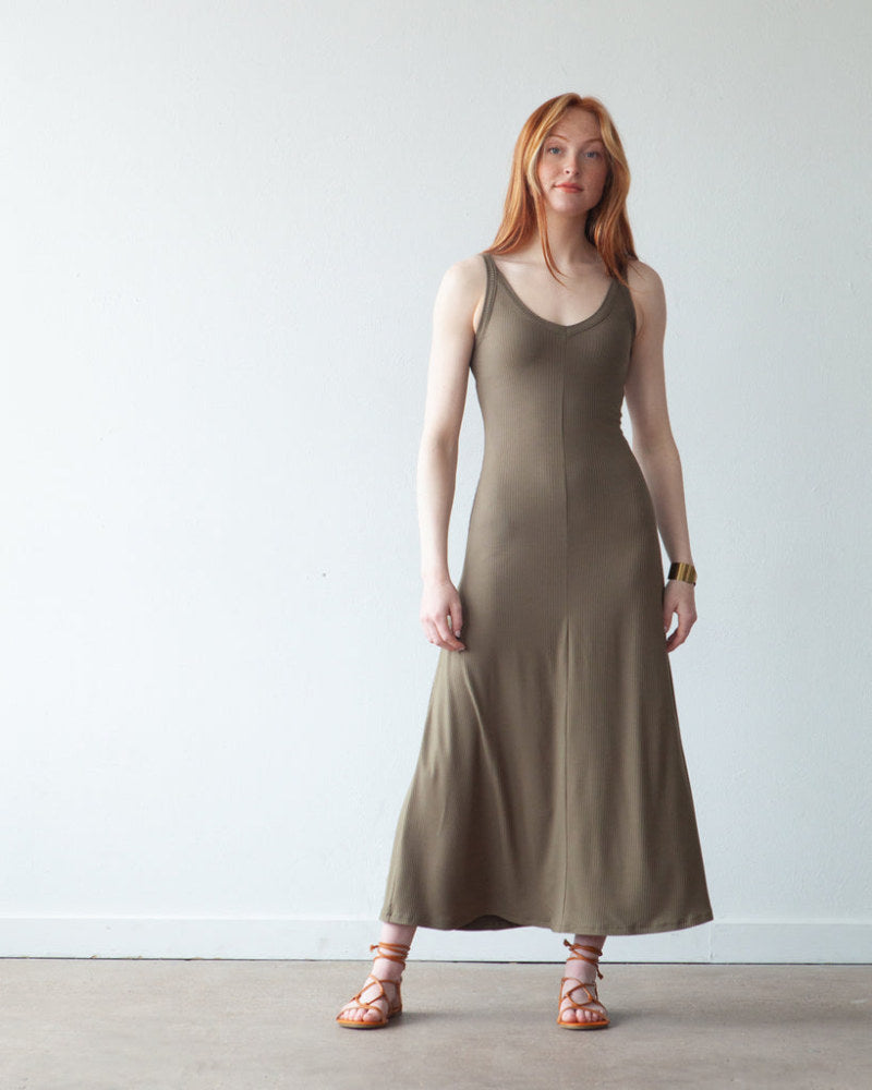 Zoey Tank Dress Pattern By True Bias 1