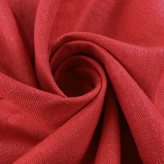 Linen Mix - Scarlet