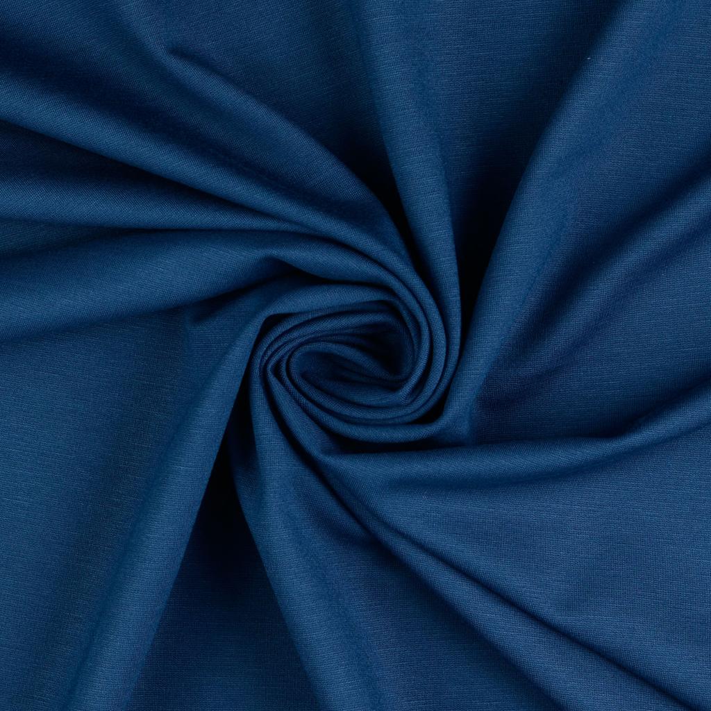Ponte Roma Double Knit Jersey Fabric - Petrol Blue