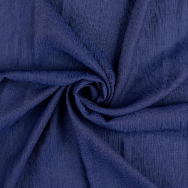 Plain Crushed Viscose - Navy