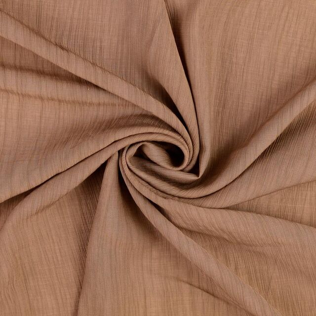 Plain Crushed Viscose - Tan