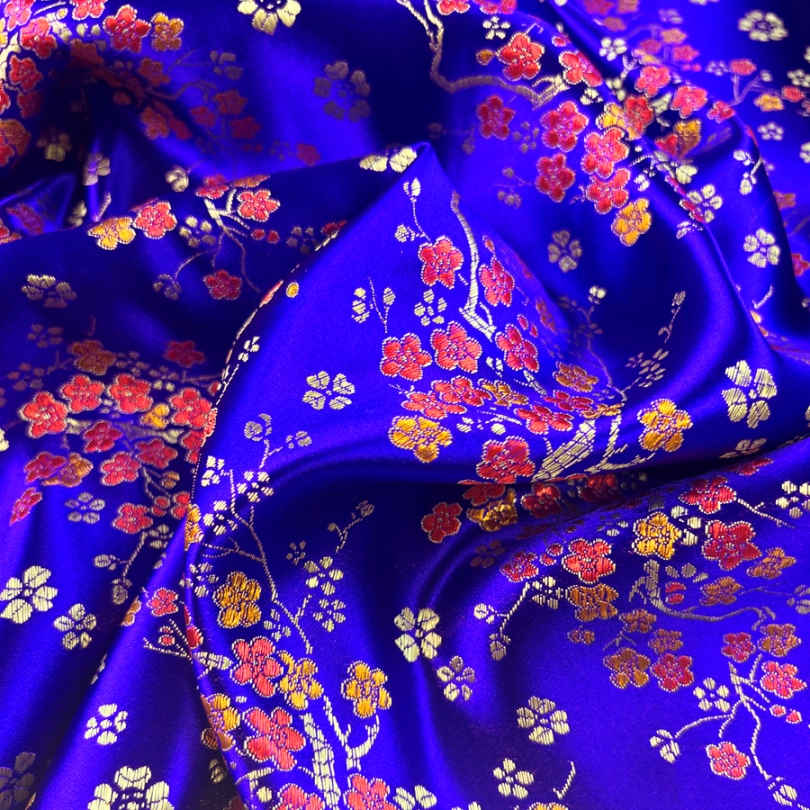 Oriental jacquard dress deals
